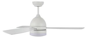 Ventilatore da soffitto LED Vector DC silenzioso 122 cm CCT - Beacon Beacon Lighting, Vector, Bianco, Soggiorno, Legno, Moderno