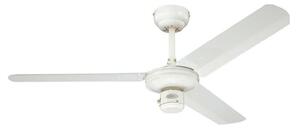 Ventilatore da soffitto industriale bianco, silenzioso, Ø 122 cm - Westinghouse Westinghouse, Industrial, Bianco, Soggiorno, Metallo, Moderno