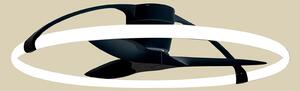 Ventilatore da soffitto LED Nepal Smart, nero, DC silenzioso - Mantra Mantra Iluminación, Nepal, dimmerabile, Nero, Soggiorno, Metallo, Moderno