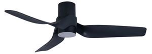 Ventilatore da soffitto Nautica con luce, nero, silenzioso - Beacon Beacon Lighting, Nautica, dimmerabile, Nero, Soggiorno, Plastica, Moderno
