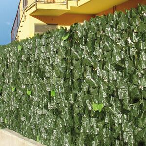 Parete verde artificiale Lauro in poliestere, verde H 1 m x L 3 m