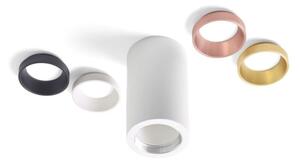 Plafoniera gesso sforzin illuminazione propilei t407 gu10 led anelli colorati - Sforzin Illuminazione