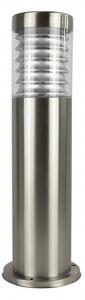 Paletto da giardino in acciaio inox 50x11,4 cm 1xE27 argento IP44 SU-MA Joy 91065L-500