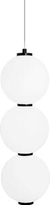 Lampada a sospensione LED TAMA bianco e nero 23W, bianco caldo 1840 lm, metallo, dimensioni: 180x16x16 cm, IP20, Maxlight