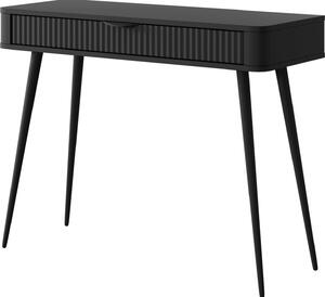 Comò da trucco: nero, 100 x 38 x 78 cm, 100 x 78 x 38 cm