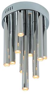Lampada da soffitto a LED ORGANIC 10W 3000K 600lm in metallo cromato, dimensioni: 34x20x20 cm, IP20, Maxlight