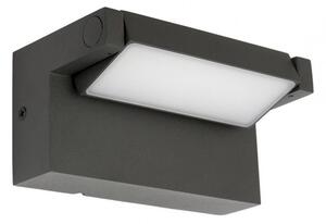 Applique da esterno a LED Rota, grigio scuro, 10 W, bianco neutro, 720 lm, alluminio, dimensioni: 7,6 x 15 x 8,5 cm, IP54, SU-MA