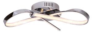 Lampada da soffitto moderna decorativa cromata INFINITY LED 14W C0099 Maxlight