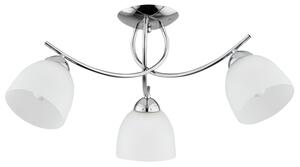 Lampada da soffitto MARISA cromata 3xE27x15W in metallo, dimensioni: 27x63x63 cm, IP20, Alfa
