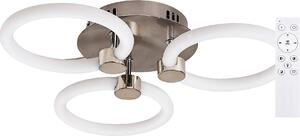 Lampada da soffitto con telecomando LED 21W colore cromo satinato 71007 Sotiris Rabalux
