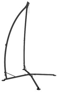 Outsunny Supporto per Sedia Sospesa - Piede Sedia Sospesa, altezza 215 cm - Capacità di carico massima consigliata 150 kg, metallo nero