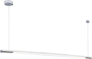 Lampadario a LED ORGANIC cromato 26W, bianco caldo, 2210 lm, metallo, dimensioni: 150x150x2 cm, IP20, Maxlight