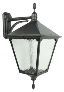 Lampada da parete per esterni da casa padronale larga 32 cm 1xE27 nero IP43 SU-MA Retro K 3012/1/BD KWG