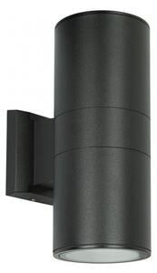 Applique da esterno basso/alto 11 cm di diametro 2xE27 nero IP54 SU-MA 7001 BL