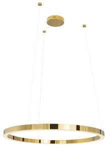 Lampadario a LED LUXURY dorato 67 W, bianco caldo 6700 lm, metallo, dimensioni: 250 x 110 x 110 cm, IP20, Maxlight