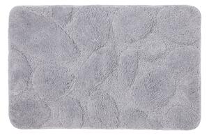 Tappeto antiscivolo rettangolare Pebbles in poliestere grigio 80 x 50 cm