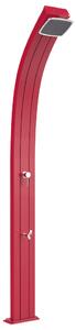 Doccia Solare da Esterno Giardino 30L Miscelatore e Lavapiedi Arkema Spring Cherry