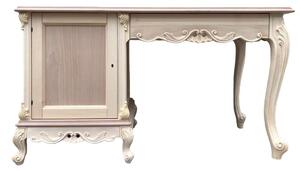 Scrivania porta frigo classica barocco legno grezzo 142x61x78