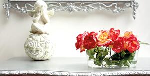 Vaso per piante e fiori Porto in plastica colore trasparente H 13 cm, L 30 x P 14 cm