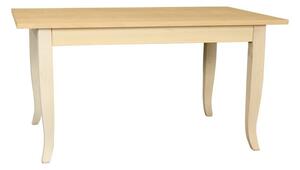 Tavolo rettangolare fisso legno grezzo 100x70 120x80 140x80 160x85