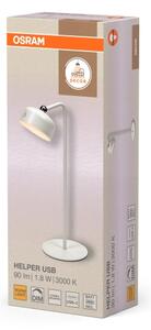 Osram - Lampada da scrivania LED ricaricabile dimmerabile 3 in 1 DECOR HELPER LED/1,8W/5V bianca
