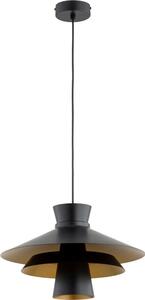 Lampada a sospensione su cavo CELESTE 1xE27/15W/230V nero