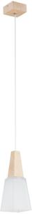Lampada a sospensione su cavo TOTI 1xE27/15W/230V beige