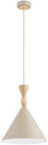 Lampadario a sospensione con cavo FERYT 1xE27/15W/230V beige
