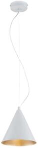 Lampada a sospensione con cavo GANNA 1xE27/15W/230V grigia
