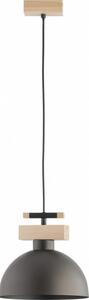 Lampada a sospensione con cavo VERTA 1xE27/15W/230V marrone/beige
