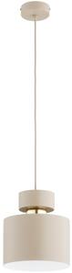 Lampada a sospensione su cavo ASLI 1xE27/15W/230V beige