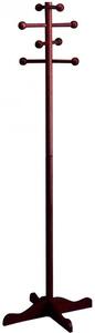 Appendi abiti classico legno faggio noce scuro d.43 x h.178