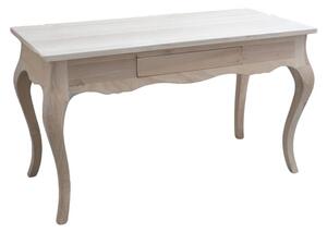 Scrivania 1 cassetto classica legno massello grezzo l.160 p.75 h.80 (170)