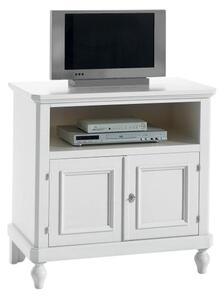 Porta tv arte povera 2 ante legno bianco sporco 85x46x80 (6057)