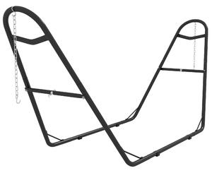Outsunny Supporto per Amaca per 2 Persone, Struttura in Metallo Portatile e Regolabile, per Amache da 2,75 a 4,3 m, Nero | Aosom Italy