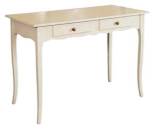 Scrivania 2 cassetti legno shabby vari colori 110x55x80 (1250)