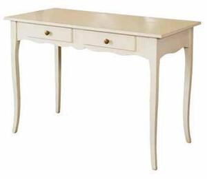 Scrivania 2 cassetti legno shabby vari colori 110x55x80 (1250)