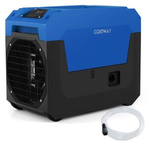 Costway Deumidificatore commerciale 60 L/ giorno display LED timer 24h, Deumidificatore professionale adatto fino a 167 ㎡ Blu