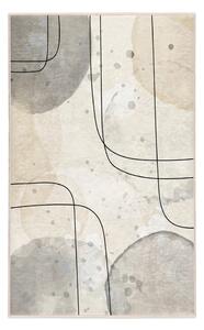 Tappeto grigio/color crema lavabile 120x180 cm Simple Lines – Mila Home