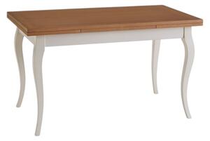 Tavolo allungabile legno shabby bianco ciliegio 100x70 120x80 140x80 160x85