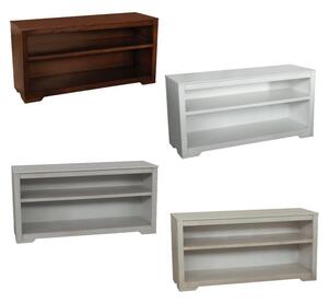 Porta tv 2 vani a giorno legno vari colori 120x40x60