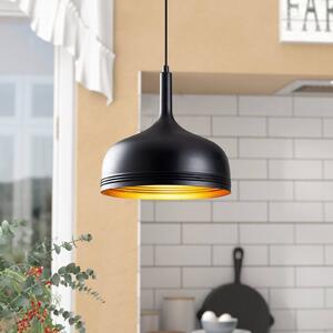 Opviq Lampada a sospensione Berceste 187BLACK-S, nero, metallo, Ø 30 cm