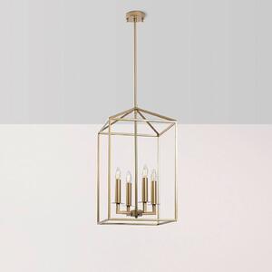 Opviq Lampadario Till 13256, color oro, metallo, 4 luci