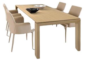 Tavolo allungabile rimessato rovere naturale 160x90 (825)