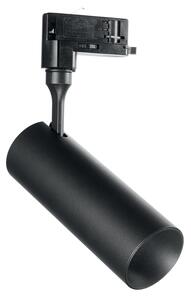 Proiettore Cilindrico Smile Alluminio Nero Led 15W 4000K Luce Naturale Cri80 36°