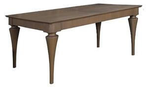 Tavolo allungabile in legno massello di rovere l.160 p.100 h.78