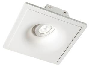 Lampada Da Incasso Moderna Zephyr Gesso Bianco 1 Luce Gu10 D20