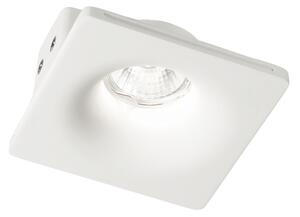 Lampada Da Incasso Moderna Zephyr Gesso Bianco 1 Luce Gu10 D12