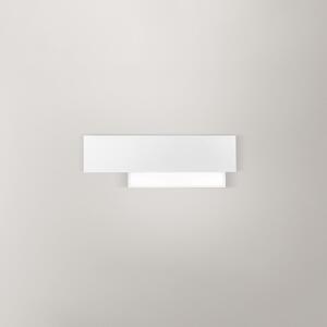 Applique Contemporanea Doha Alluminio Bianco 1 Luce Led 15W