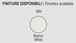 Applique Contemporanea Slot Metallo Bianco Led 12W